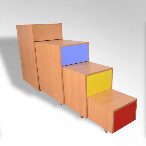 Лесенка для 4-х ярусной выкатной кровати